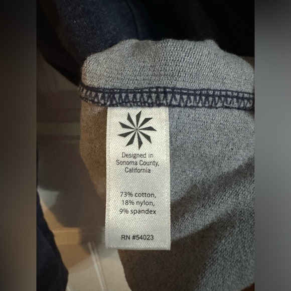 Athleta Blue/Black Sentry Hoodie Sweatshirt - Picture 8 of 8